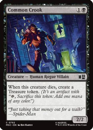 Common Crook (MSC-792) - Commander: Marvel Super Heroes | Grognard Games