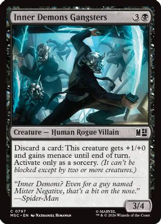Inner Demons Gangsters (MSC-797) - Commander: Marvel Super Heroes | Grognard Games