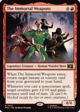 The Immortal Weapons (MSC-547) - Commander: Marvel Super Heroes | Grognard Games