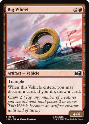 Big Wheel (MSC-679) - Commander: Marvel Super Heroes | Grognard Games
