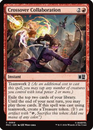Crossover Collaboration (MSC-684) - Commander: Marvel Super Heroes Foil | Grognard Games