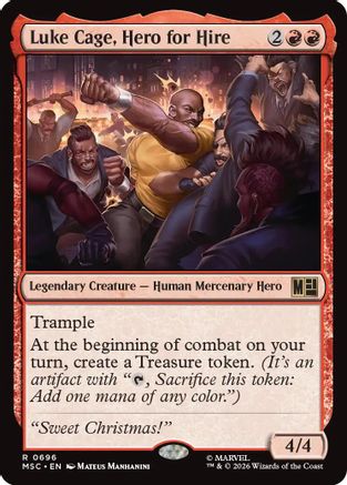 Luke Cage, Hero for Hire (MSC-696) - Commander: Marvel Super Heroes | Grognard Games