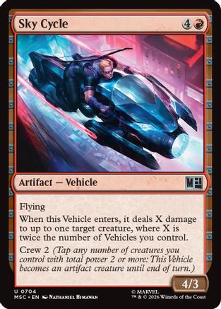 Sky Cycle (MSC-704) - Commander: Marvel Super Heroes | Grognard Games