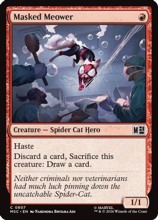 Masked Meower (MSC-807) - Commander: Marvel Super Heroes | Grognard Games