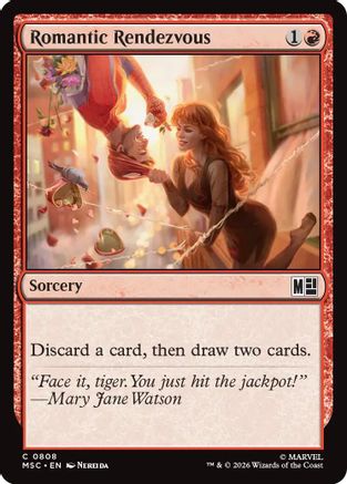 Romantic Rendezvous (MSC-808) - Commander: Marvel Super Heroes Foil | Grognard Games