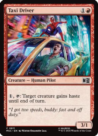 Taxi Driver (MSC-811) - Commander: Marvel Super Heroes | Grognard Games