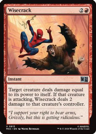 Wisecrack (MSC-813) - Commander: Marvel Super Heroes | Grognard Games
