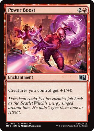 Power Boost (0852) (MSC-852) - Commander: Marvel Super Heroes | Grognard Games
