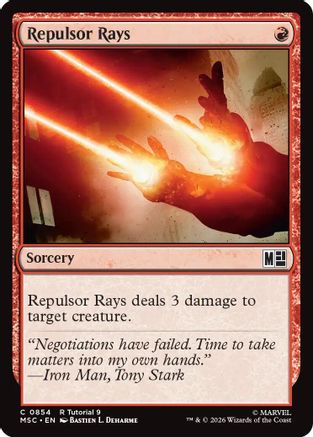 Repulsor Rays (0854) (MSC-854) - Commander: Marvel Super Heroes | Grognard Games