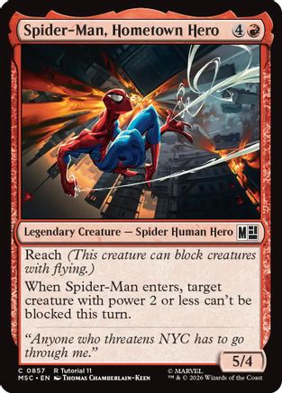 Spider-Man, Hometown Hero (0857) (MSC-857) - Commander: Marvel Super Heroes | Grognard Games