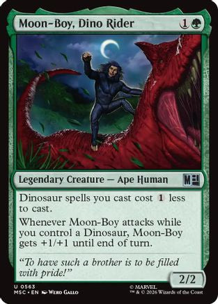 Moon-Boy, Dino Rider (MSC-563) - Commander: Marvel Super Heroes | Grognard Games
