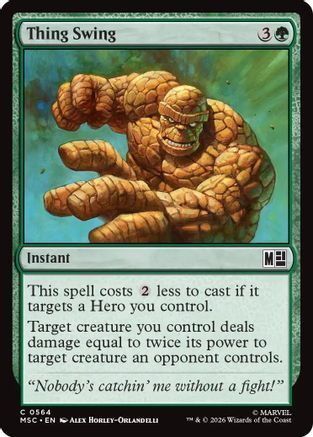 Thing Swing (MSC-564) - Commander: Marvel Super Heroes | Grognard Games