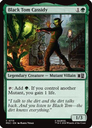 Black Tom Cassidy (MSC-715) - Commander: Marvel Super Heroes | Grognard Games