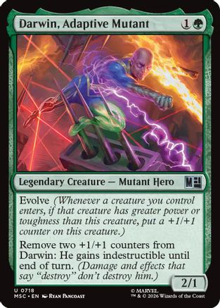 Darwin, Adaptive Mutant (MSC-718) - Commander: Marvel Super Heroes | Grognard Games