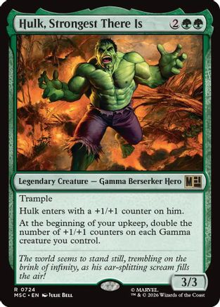 Hulk, Strongest There Is (MSC-724) - Commander: Marvel Super Heroes | Grognard Games