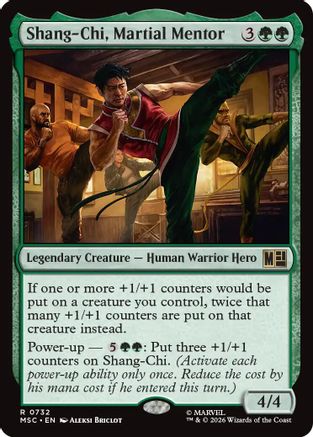 Shang-Chi, Martial Mentor (MSC-732) - Commander: Marvel Super Heroes Foil | Grognard Games