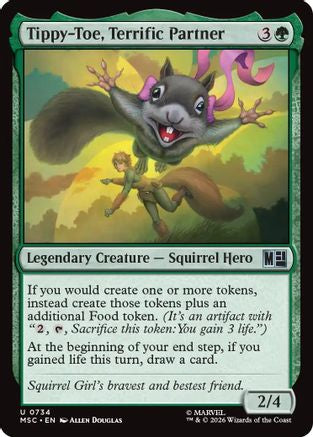 Tippy-Toe, Terrific Partner (MSC-734) - Commander: Marvel Super Heroes Foil | Grognard Games