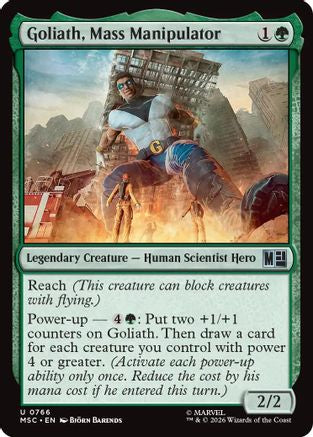 Goliath, Mass Manipulator (MSC-766) - Commander: Marvel Super Heroes Foil | Grognard Games