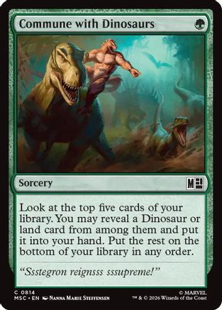 Commune with Dinosaurs (MSC-814) - Commander: Marvel Super Heroes | Grognard Games