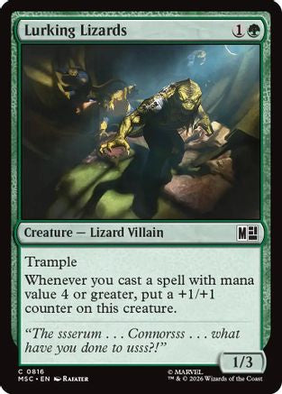 Lurking Lizards (MSC-816) - Commander: Marvel Super Heroes | Grognard Games