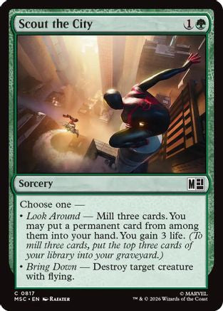 Scout the City (MSC-817) - Commander: Marvel Super Heroes | Grognard Games