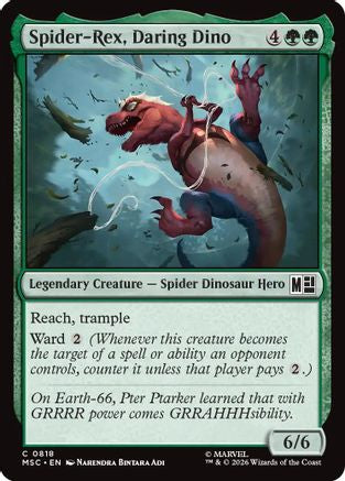 Spider-Rex, Daring Dino (MSC-818) - Commander: Marvel Super Heroes | Grognard Games