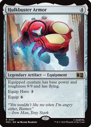 Hulkbuster Armor (MSC-107) - Commander: Marvel Super Heroes | Grognard Games