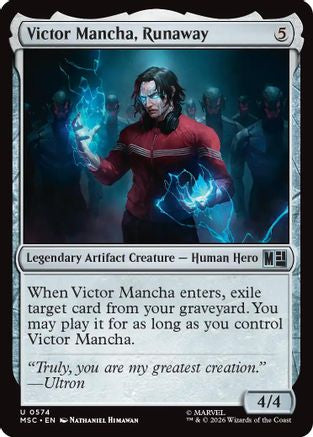 Victor Mancha, Runaway (MSC-574) - Commander: Marvel Super Heroes Foil | Grognard Games