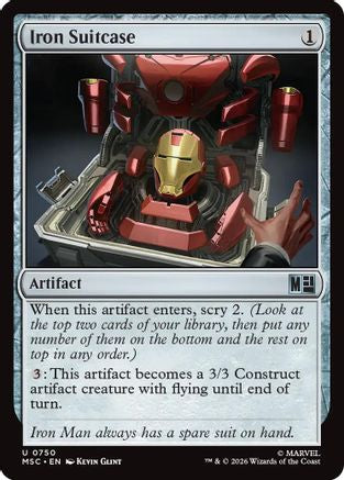 Iron Suitcase (MSC-750) - Commander: Marvel Super Heroes Foil | Grognard Games