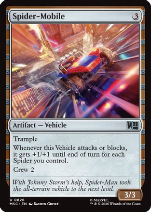 Spider-Mobile (MSC-826) - Commander: Marvel Super Heroes Foil | Grognard Games