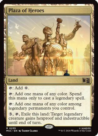 Plaza of Heroes (MSC-255) - Commander: Marvel Super Heroes | Grognard Games