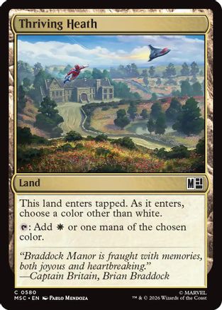 Thriving Heath (MSC-580) - Commander: Marvel Super Heroes Foil | Grognard Games