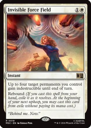 Invisible Force Field (MSC-019) - Commander: Marvel Super Heroes | Grognard Games