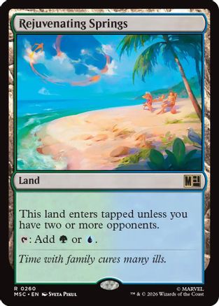 Rejuvenating Springs (Surge Foil) (MSC-260) - Commander: Marvel Super Heroes Foil | Grognard Games
