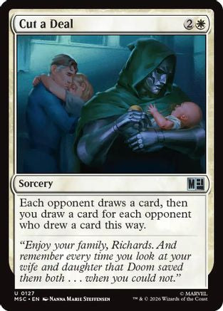 Cut a Deal (Surge Foil) (MSC-127) - Commander: Marvel Super Heroes Foil | Grognard Games