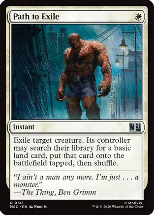 Path to Exile (Surge Foil) (MSC-141) - Commander: Marvel Super Heroes Foil | Grognard Games