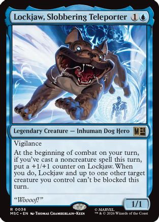Lockjaw, Slobbering Teleporter (MSC-036) - Commander: Marvel Super Heroes | Grognard Games