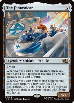 The Fantasticar (MSC-104) - Commander: Marvel Super Heroes | Grognard Games