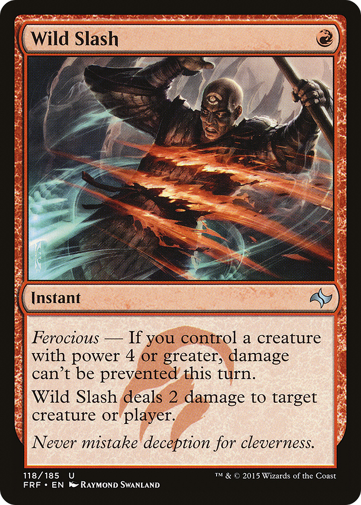 Wild Slash [Fate Reforged] | Grognard Games