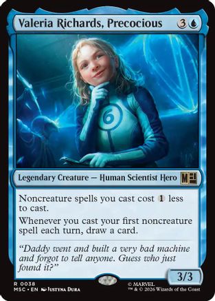 Valeria Richards, Precocious (MSC-038) - Commander: Marvel Super Heroes | Grognard Games