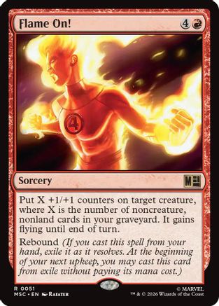 Flame On! (MSC-051) - Commander: Marvel Super Heroes | Grognard Games