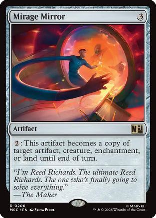 Mirage Mirror (Surge Foil) (MSC-206) - Commander: Marvel Super Heroes Foil | Grognard Games