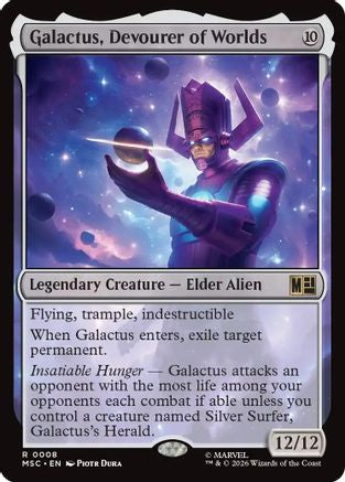 Galactus, Devourer of Worlds (MSC-008) - Commander: Marvel Super Heroes | Grognard Games