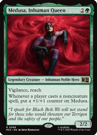 Medusa, Inhuman Queen (MSC-068) - Commander: Marvel Super Heroes | Grognard Games