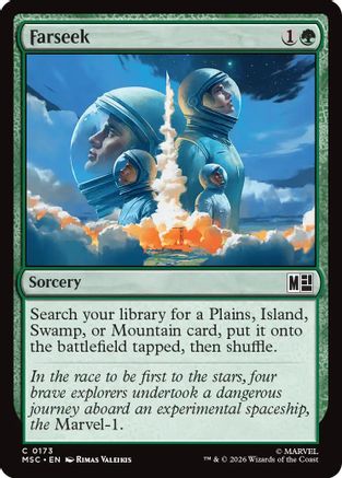 Farseek (0173) (Surge Foil) (MSC-173) - Commander: Marvel Super Heroes Foil | Grognard Games
