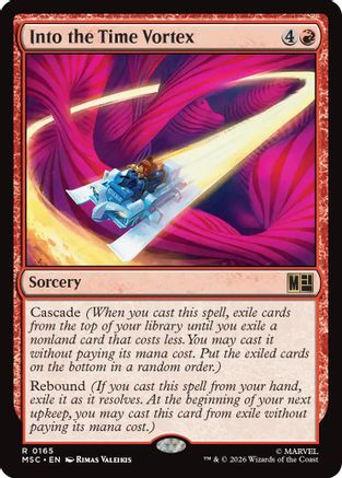 Into the Time Vortex (MSC-165) - Commander: Marvel Super Heroes | Grognard Games