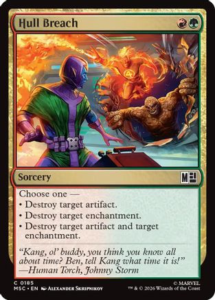 Hull Breach (MSC-185) - Commander: Marvel Super Heroes | Grognard Games