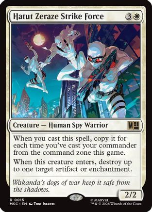 Hatut Zeraze Strike Force (Surge Foil) (MSC-015) - Commander: Marvel Super Heroes Foil | Grognard Games