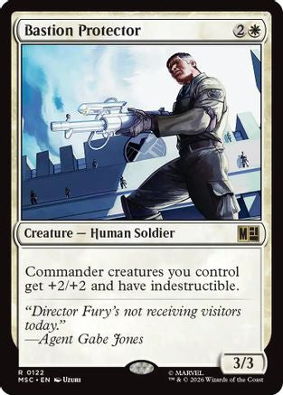 Bastion Protector (Surge Foil) (MSC-122) - Commander: Marvel Super Heroes Foil | Grognard Games