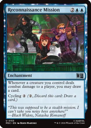 Reconnaissance Mission (Surge Foil) (MSC-153) - Commander: Marvel Super Heroes Foil | Grognard Games